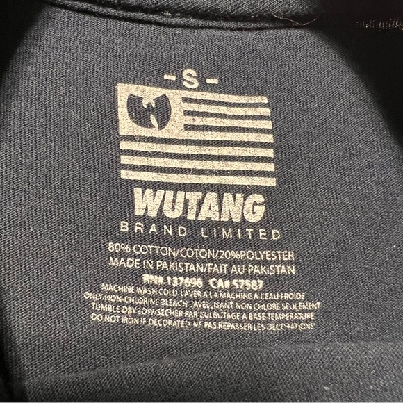 Wu Tang Brand Limited Maple Leaf Blue Jays Logo Navy T Shirt Small - Picture 7 of 7